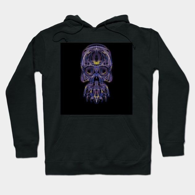 Electroluminated Skull - Regal Hoodie by Boogie 72